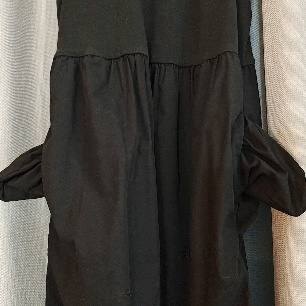 J.Crew Classic Black Tee Dress - Picture 3 of 4